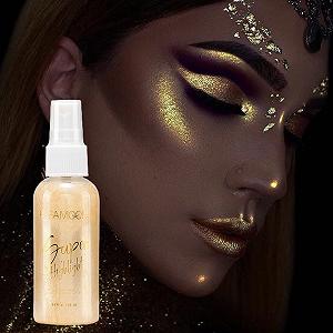 Спрей Rosixehird Body Shimmer Spray Блёстки Бриллиант для тела и волос synthetic.ua - Фото 1