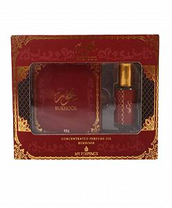 Набор My Perfumes Arabian Oud Bukhoor 40г масло 6мл мускус и агаровое дерево (Набор Oud) - Фото 1