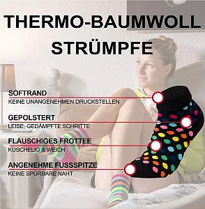 Гольфы RS Harmony Thermal Cotton с мягким краем без резинового принта Extra Warm synthetic.ua - Фото 1