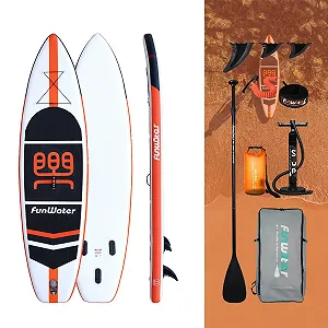 Надувная SUP доска FunWater Orange synthetic.ua - Фото 1