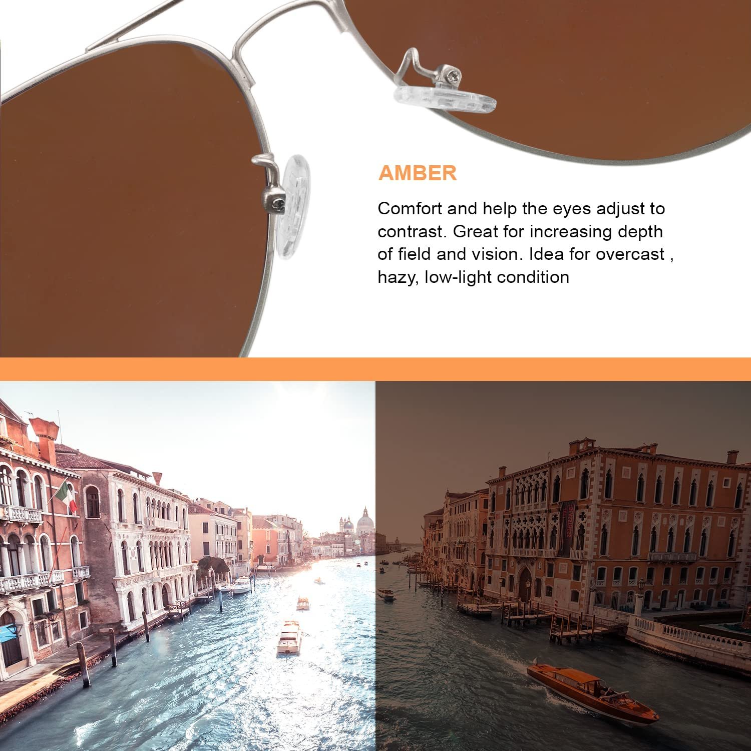 Авіатори SODQW Жіночі Сонцезахисні окуляри Дзеркальні Поляризовані Металева оправа, фото №5