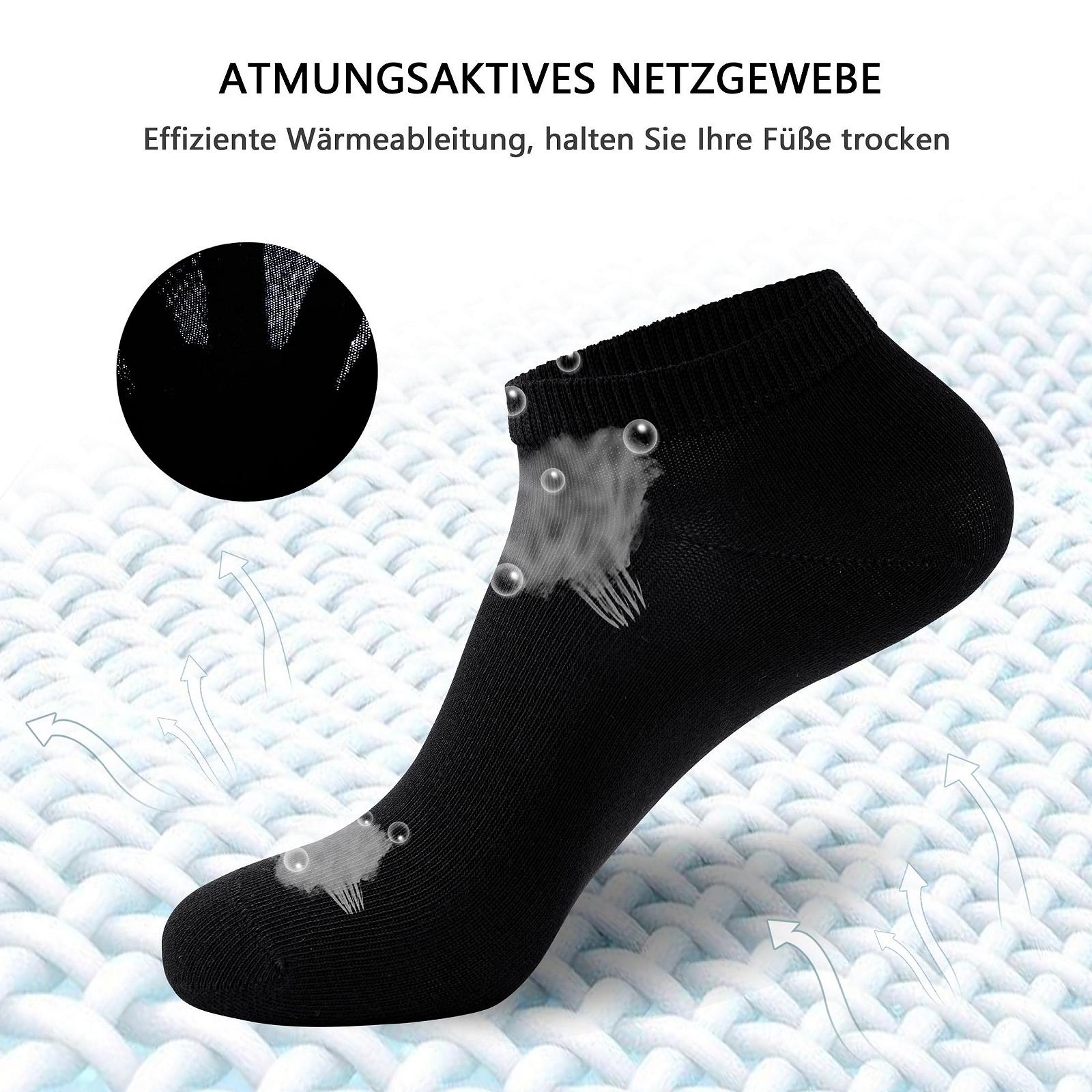 Носки Женские Низкие Хлопковые Дышащие Короткие - 12 пар, фото №3