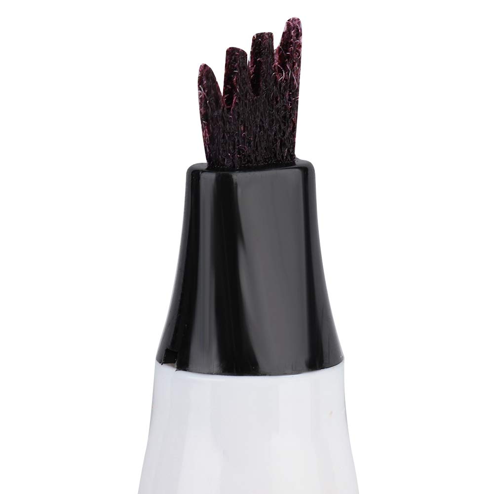 Жидкий карандаш для бровей с четырьмя вилками 1# тёмно-коричневый цвет мокко, фото №5