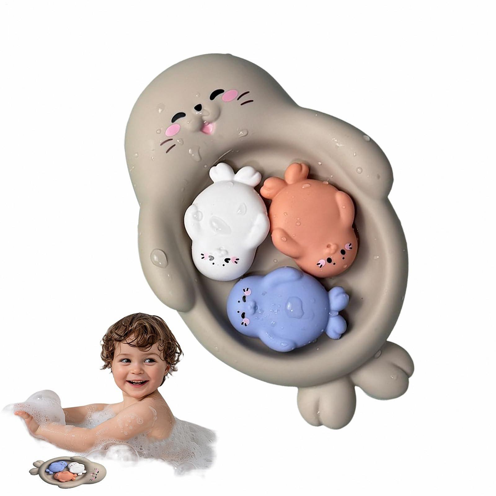 Набор игрушек для ванны Видра Гипопотам, фото №9