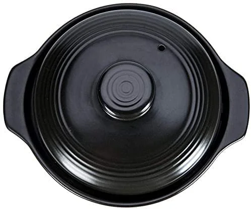 Кастрюля керамическая dtkmkj, глиняная, терракотовая, для тушения, черная, объемом 3 л., фото №5 Кастрюля керамическая dtkmkj, глиняная, терракотовая, для тушения, черная, объемом 3 л., фото №5