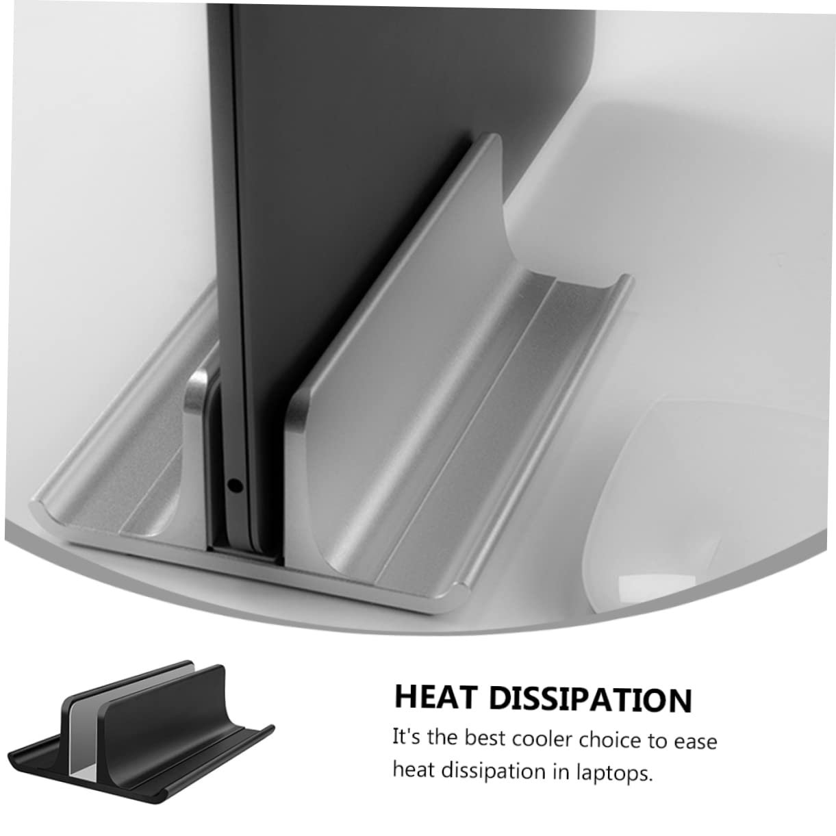 Підставка Тип Homoyoyo Алюмінієвий сплав для охолодження ноутбука Нековзна для покращеного розсіювання тепла для столів, фото №9
