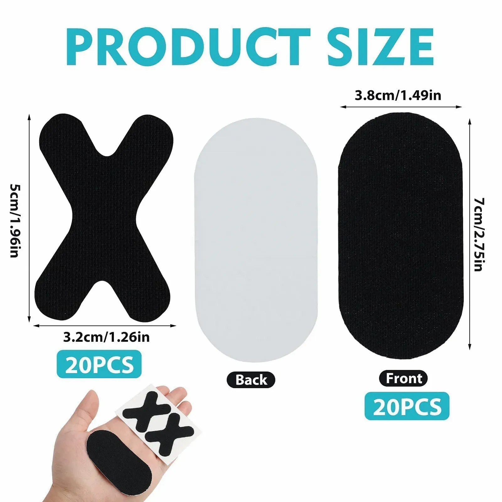 Стрічка для рота Пластирі від хропіння (Упаковка 40 шт.), фото №2