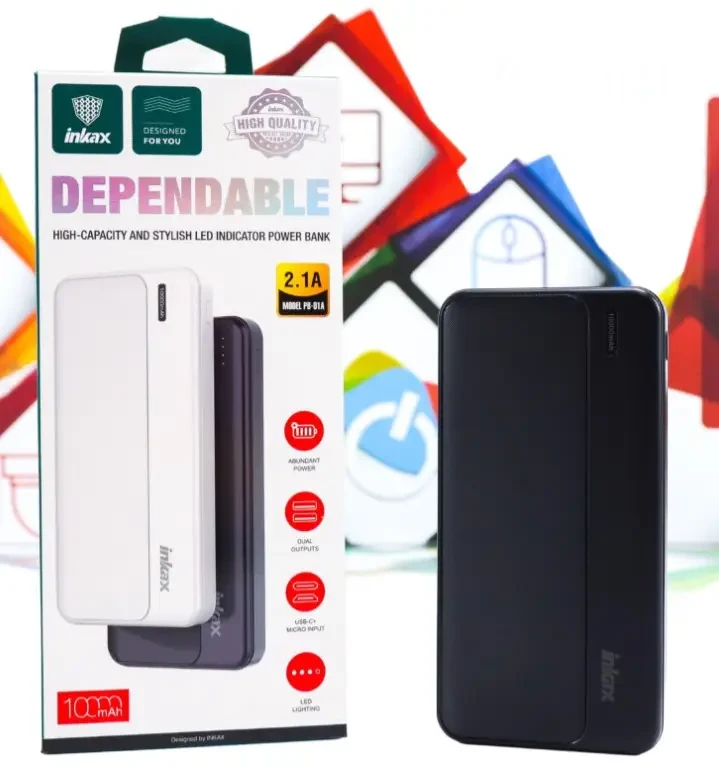 Повербанк Power Bank Inkax PB-01A 10000 мАг, фото №5 Повербанк Power Bank Inkax PB-01A 10000 мАг, фото №5