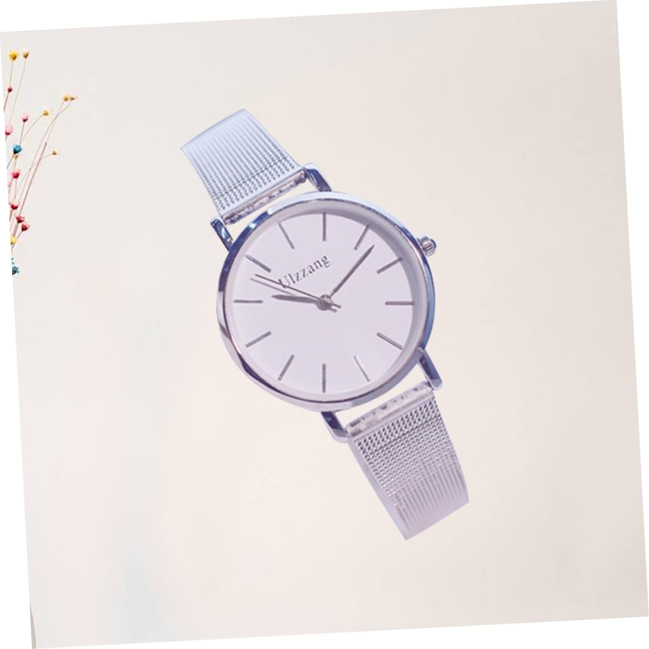 Годинник LIFKOME 1st жіночий срібний браслет, білий, фото №4