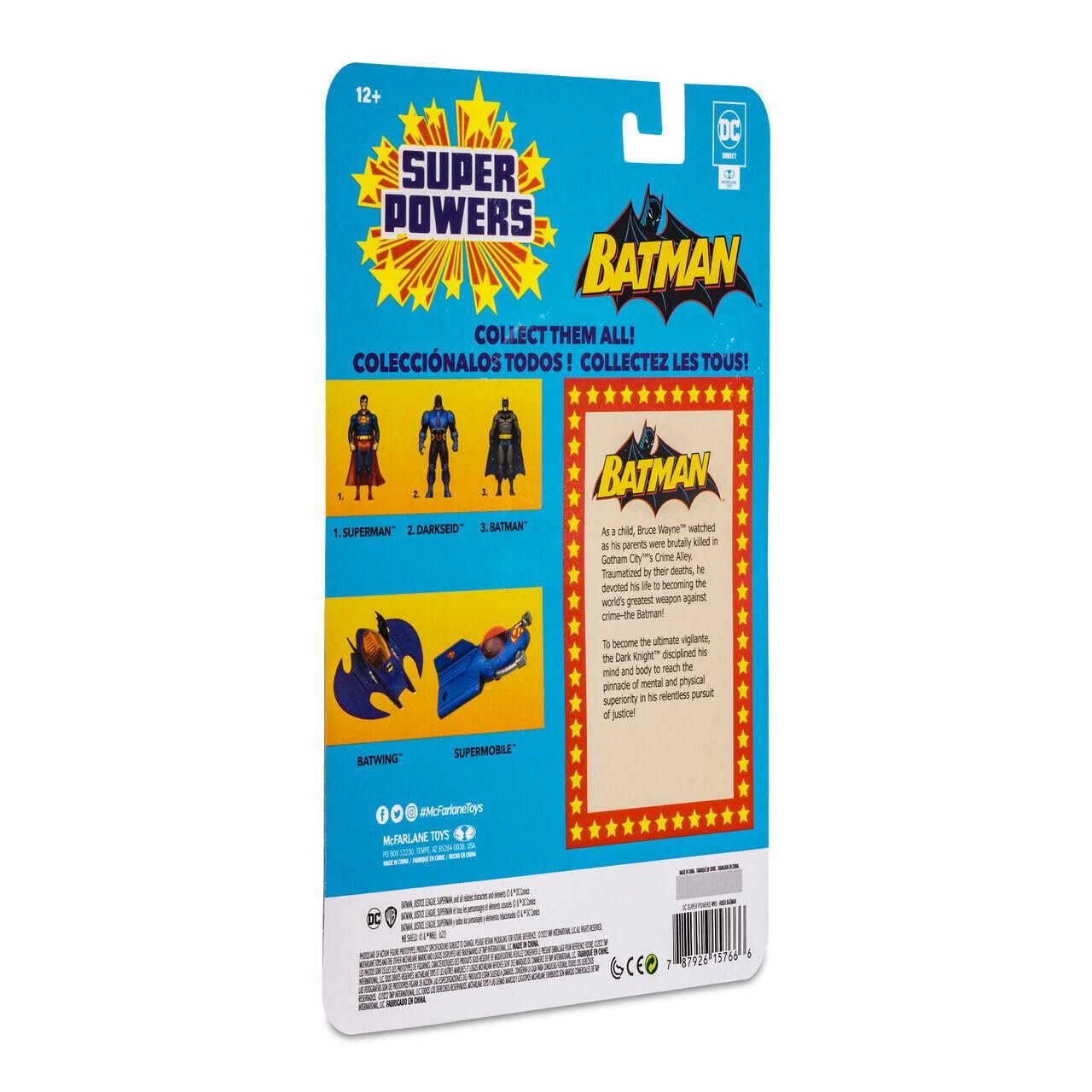 Фігурка McFarlane DC Direct Super Powers 15766 Хаш Бетмен 10 см різнокольоровий, фото №9