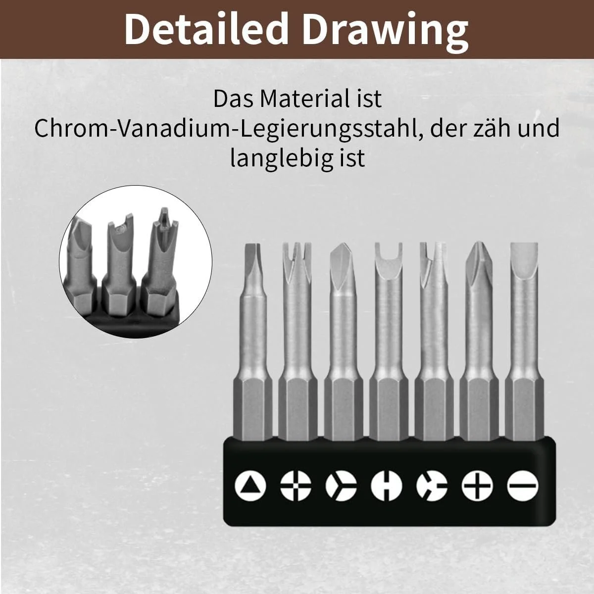 Набір викруток Alrens 7 шт Спеціально Сформовані 50 см, фото №3 Набір викруток Alrens 7 шт Спеціально Сформовані 50 см, фото №3