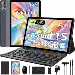 Планшет PIXGOOD M128 11" (12+24)/512ГБ 2K 4G 2 SIM Android 15 Чорно - сірий - Фото 1