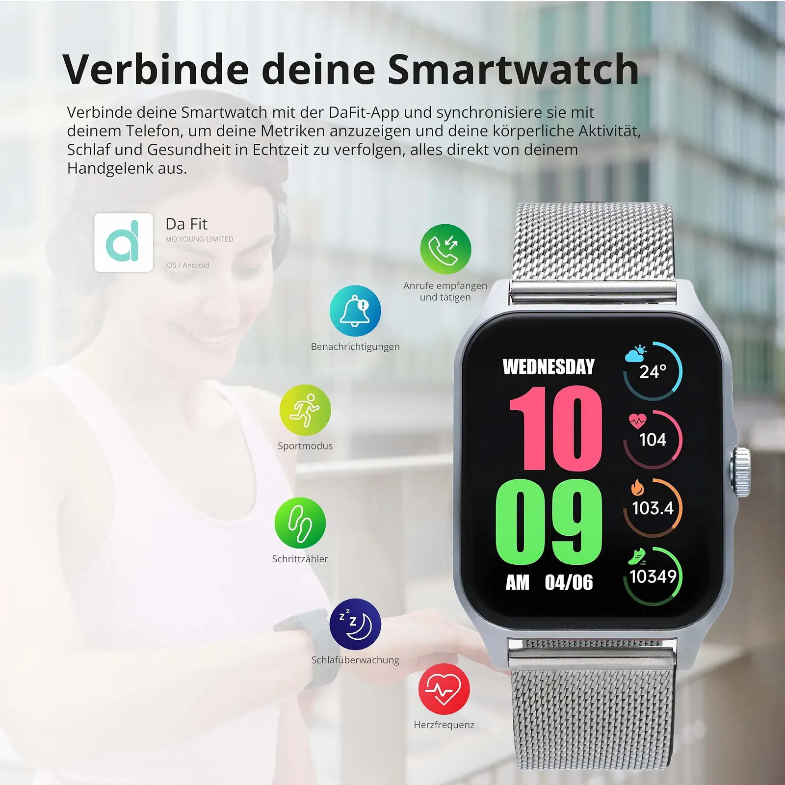 Смарт-годинник Radiant LAS Vegas Premium 2 Сріблястий, фото №2