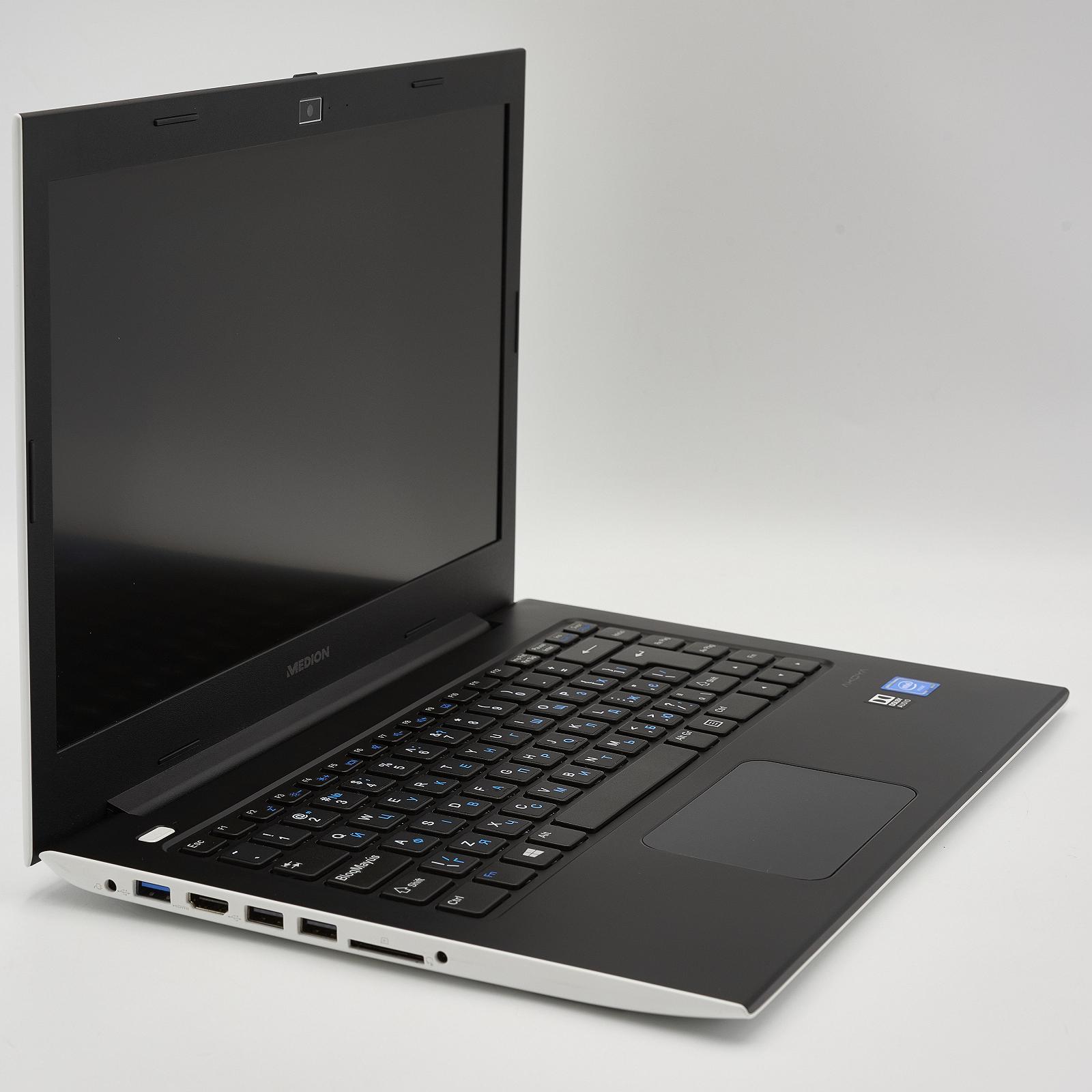 Ноутбук 14" Medion (Lenovo Group) Akoya S4219 Intel Celeron N3060  RAM 4 ГБ eMMC 64 ГБ Intel HD Graphics IPS FullHD Win10 (3124), фото №2