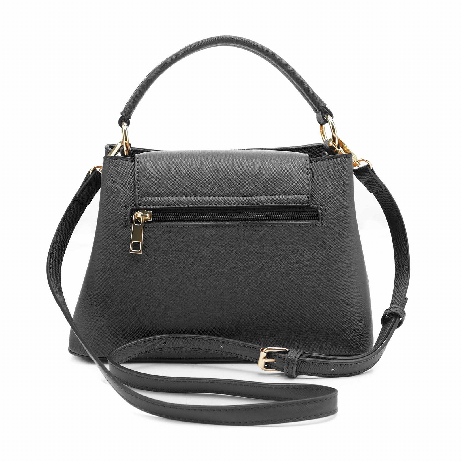 Сумка-саквояж EVVE маленькая, классическая, с верхней ручкой и ремнем через плечо, фото №3