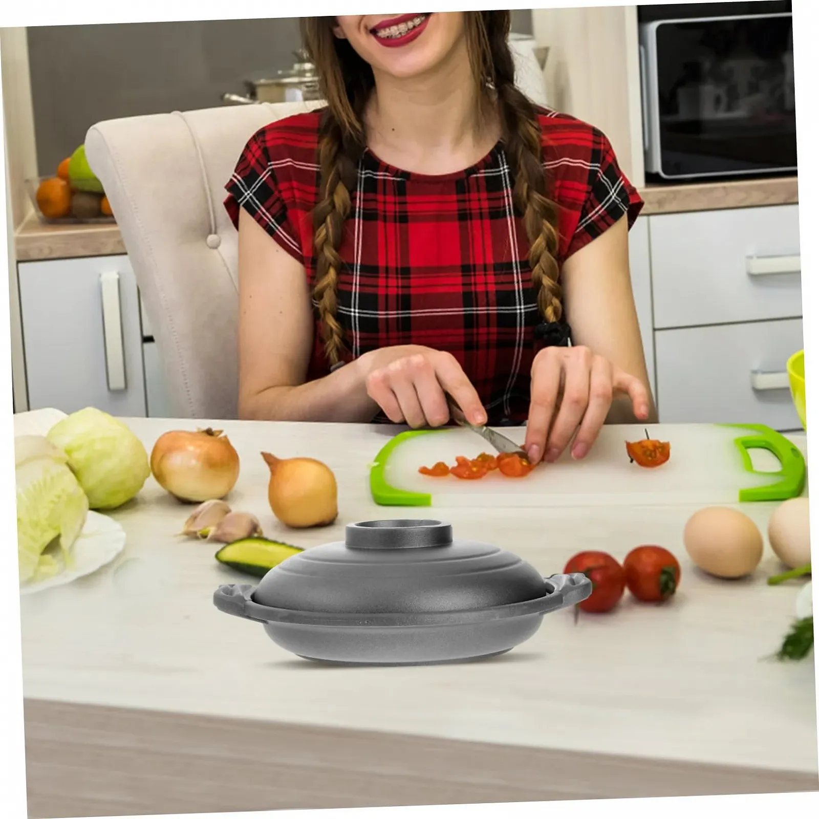 Кастрюля Lurrose Ceramic 18 см керамическая антипригарная термостойкая, фото №4 Кастрюля Lurrose Ceramic 18 см керамическая антипригарная термостойкая, фото №4