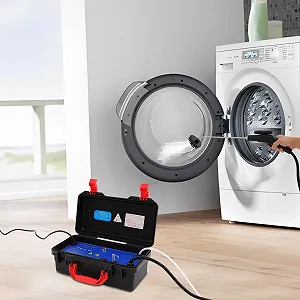 Пароочисник 3000 W Portable High Temperature 220 V ручний з насадками та LED-ліхтариком synthetic.ua - Фото 1