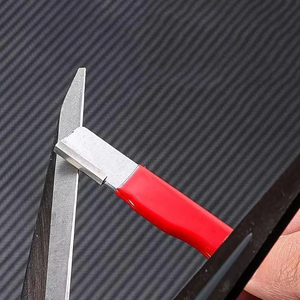 Точилка для сокир 4.21 x 0.47 дюйма з нековзним гумовим чохлом багатофункціональна, фото №8