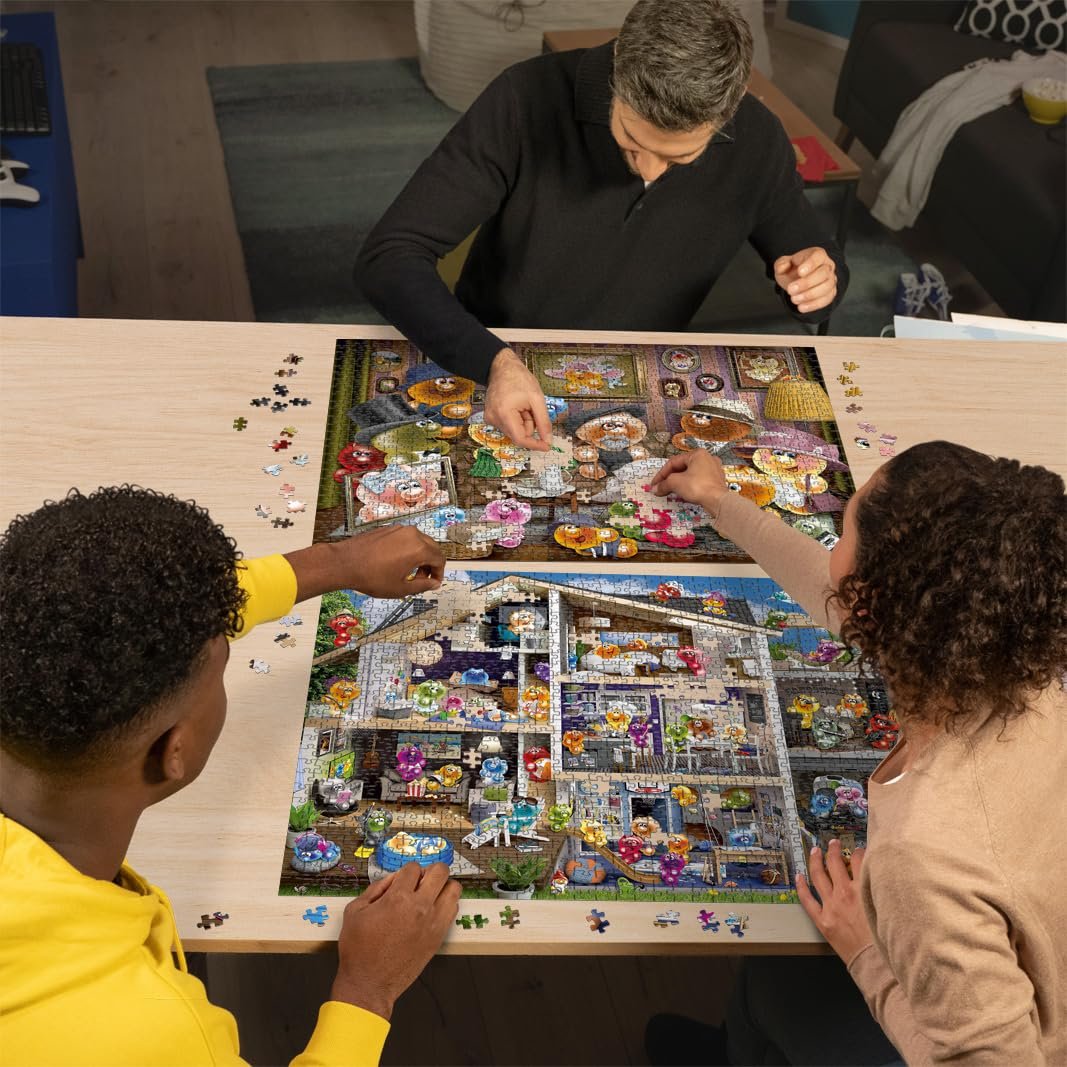 Пазл Ravensburger Funny Gelinis 12000341 2 x 1000 элементов, фото №5