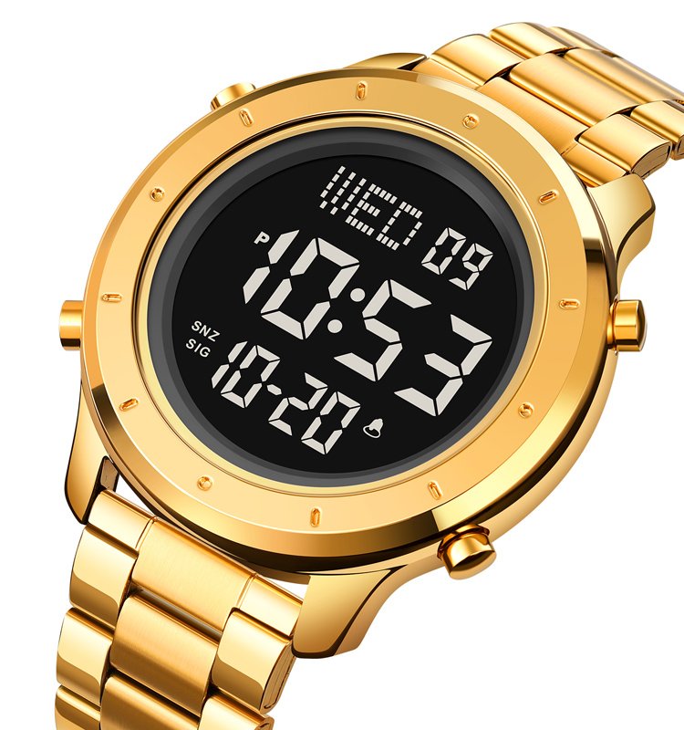 Годинник Skmei 1864SGDBK Gold-Black Steel SALE, фото №2