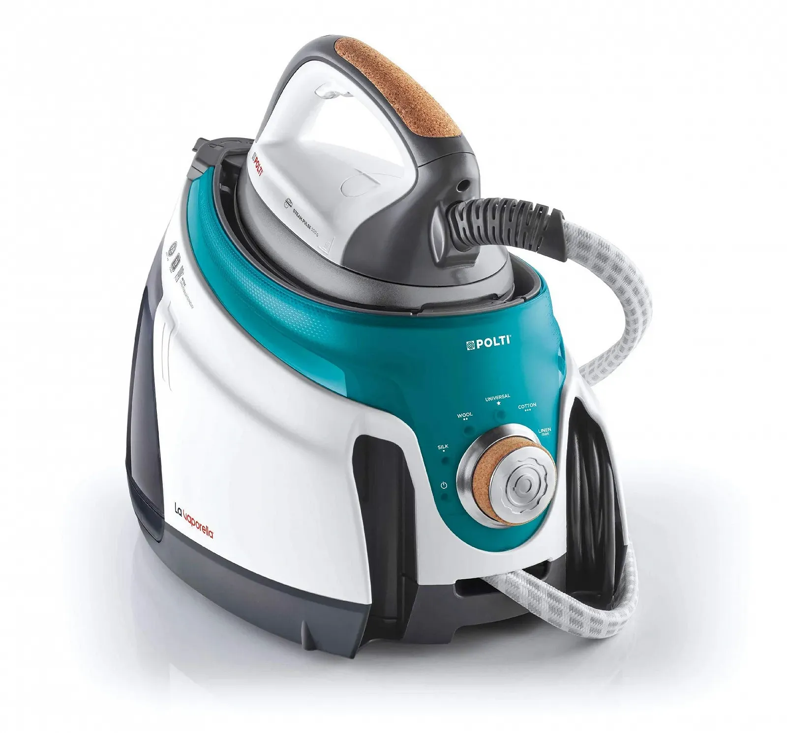 Гладильная станция Polti La Vaporella XT100C 7.5 bar паровой удар 500 g + средство от накипи Kalstop FP2003 20 шт. x 5, фото №3