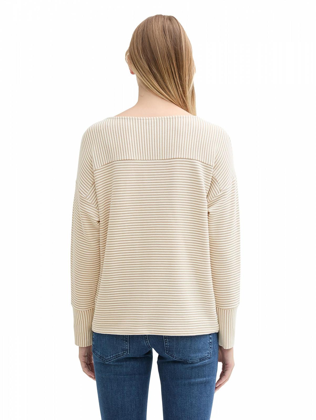 Женская Толстовка TOM TAILOR В Полоску, фото №2