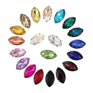 Украшения Кристальные Когти 4 кольца, 200 шт, Красный - Фото 1