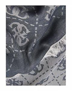 Шарф GUESS Ruma Jacquard Navy Logo synthetic.ua - Фото 1