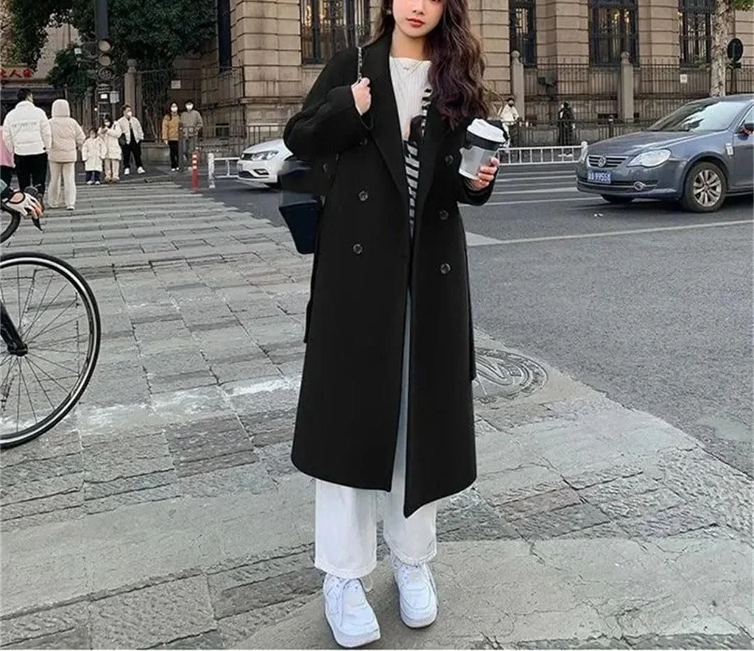 Кашемірове пальто Жіноче Вільне, фото №3 Кашемірове пальто Жіноче Вільне, фото №3