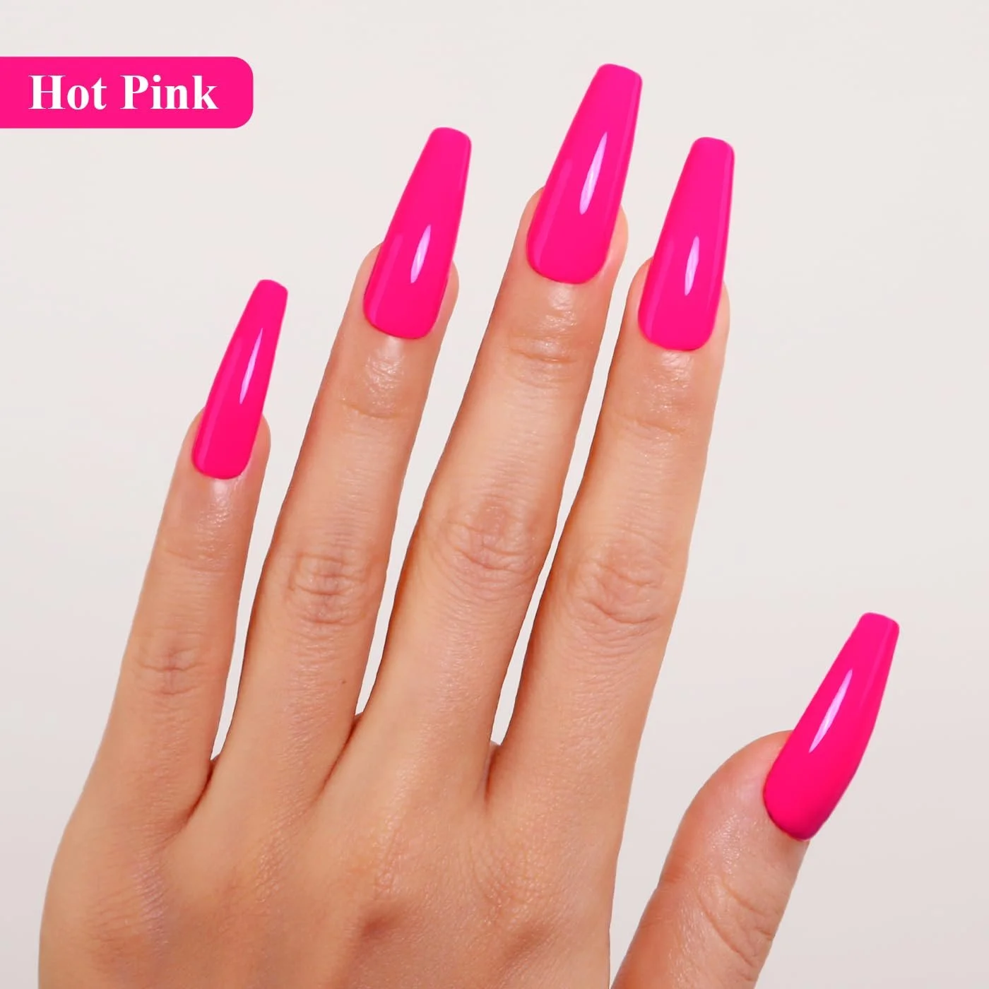 Гель-лак Imtiti Розовый Полуперманентный 15 мл Теплый Розовый, фото №2