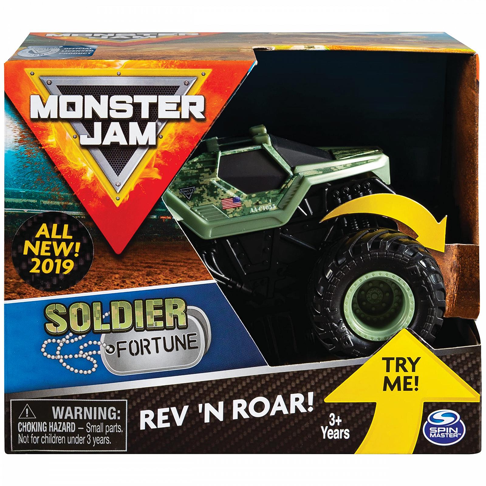 Играшкова машина Monster Jam Original Rev 'N Roar Monster Truck з ефектом звуків Масштаб 1:43 (різні дизайни), фото №1