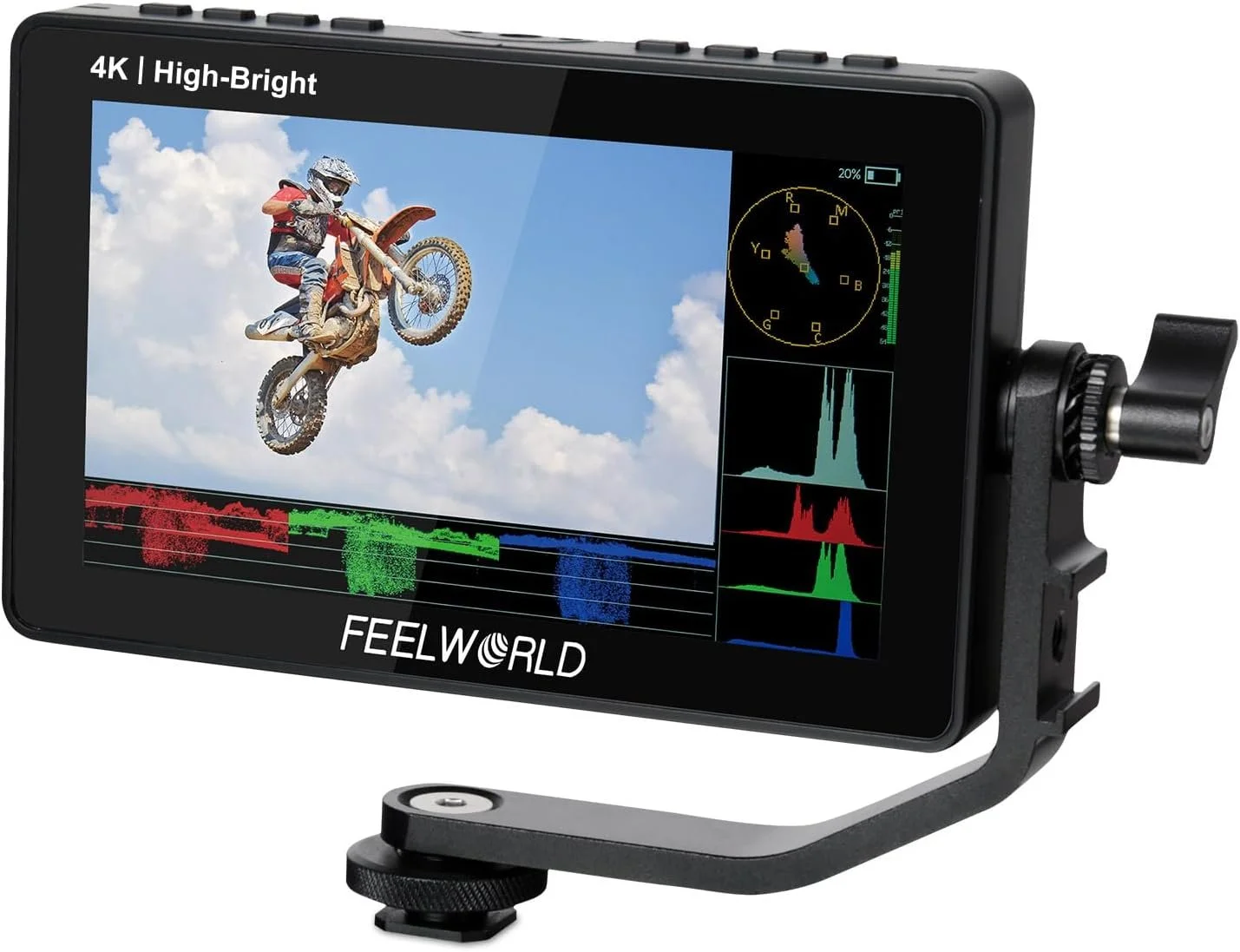 Накамерный монитор 5.5" FeelWorld F5 Prox Full HD IPS Черный, фото №1 Накамерный монитор 5.5" FeelWorld F5 Prox Full HD IPS Черный, фото №1