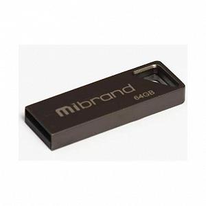 USB флеш-накопичувач Mibrand 64GB Stingray Grey 2.0 MI2.0/ST64U5G - Фото 1