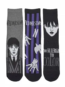 Шкарпетки United Labels Wednesday для жінок 38-43 (5 пар) synthetic.ua - Фото 1