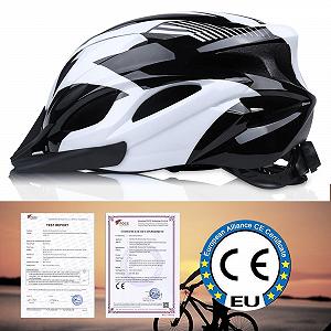 Шолом Shinmax велосипедний MTB для чоловіків та жінок, регульований розмір, з козирком, 18 вентиляційних отворів synthetic.ua - Фото 1