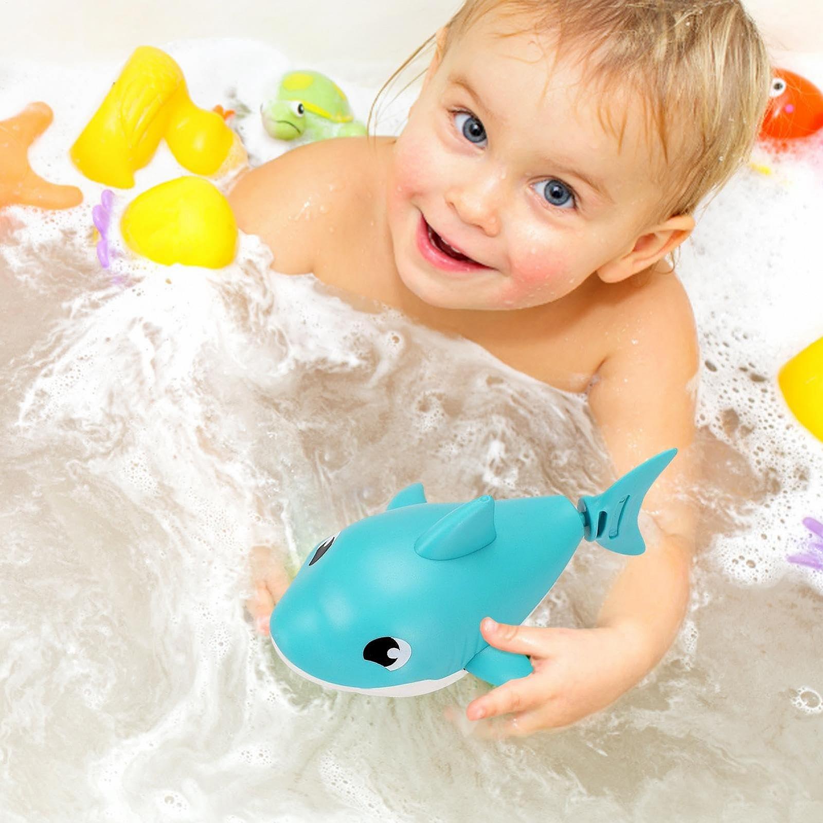 Игрушка для ванны Акула, заводная, плавающая, фото №7