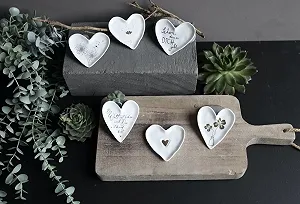 Декоративная тарелка Good old Friends Mini Heart Dandelion synthetic.ua - Фото 1