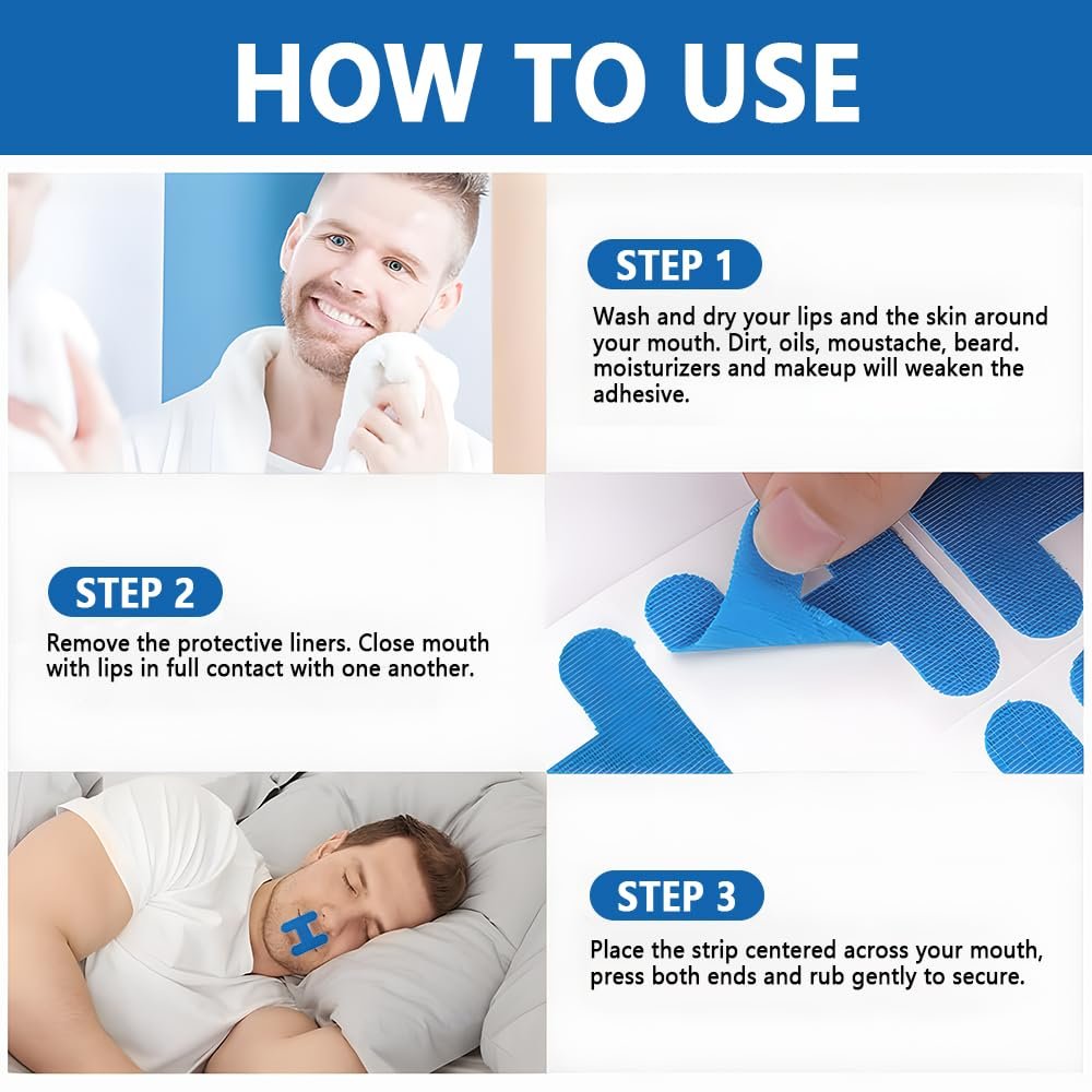 Пластирі для рота для сну проти хропіння, 30 шт, фото №5 Пластирі для рота для сну проти хропіння, 30 шт, фото №5