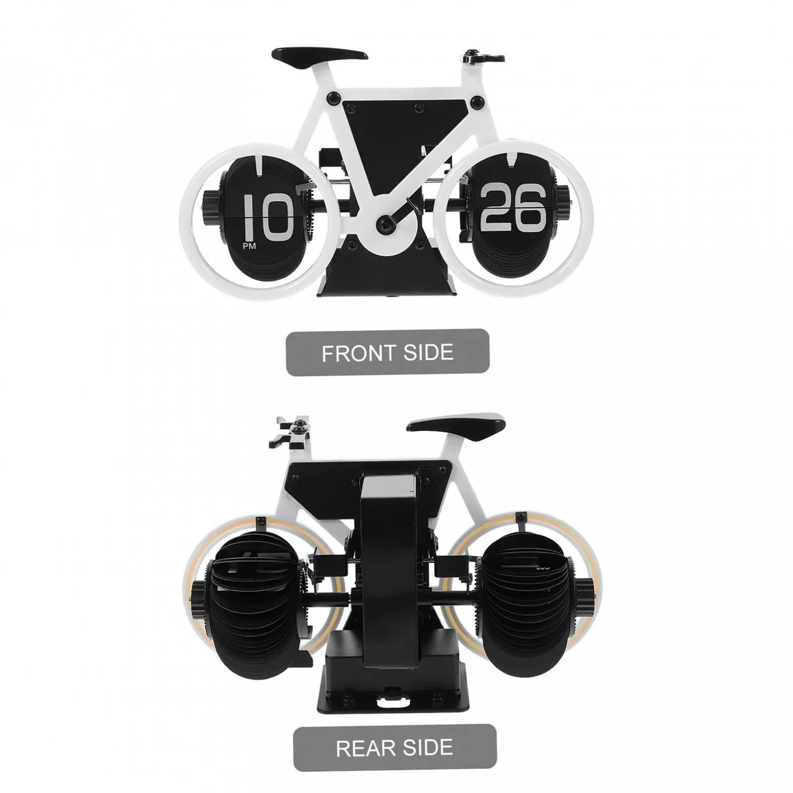 Настільний годинник у античному стилі FUNOMOCYA Білий, фото №6