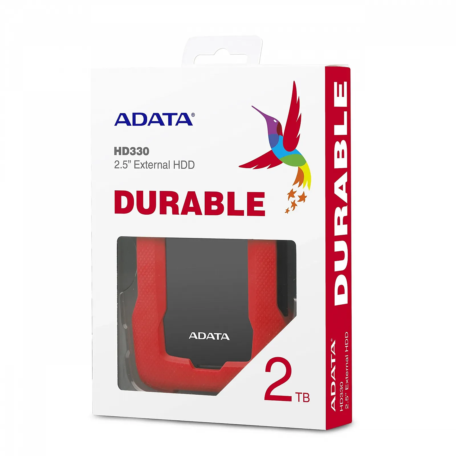 Внешний жесткий диск ADATA HD330 2TB USB 3.1 2.5" Red, фото №4