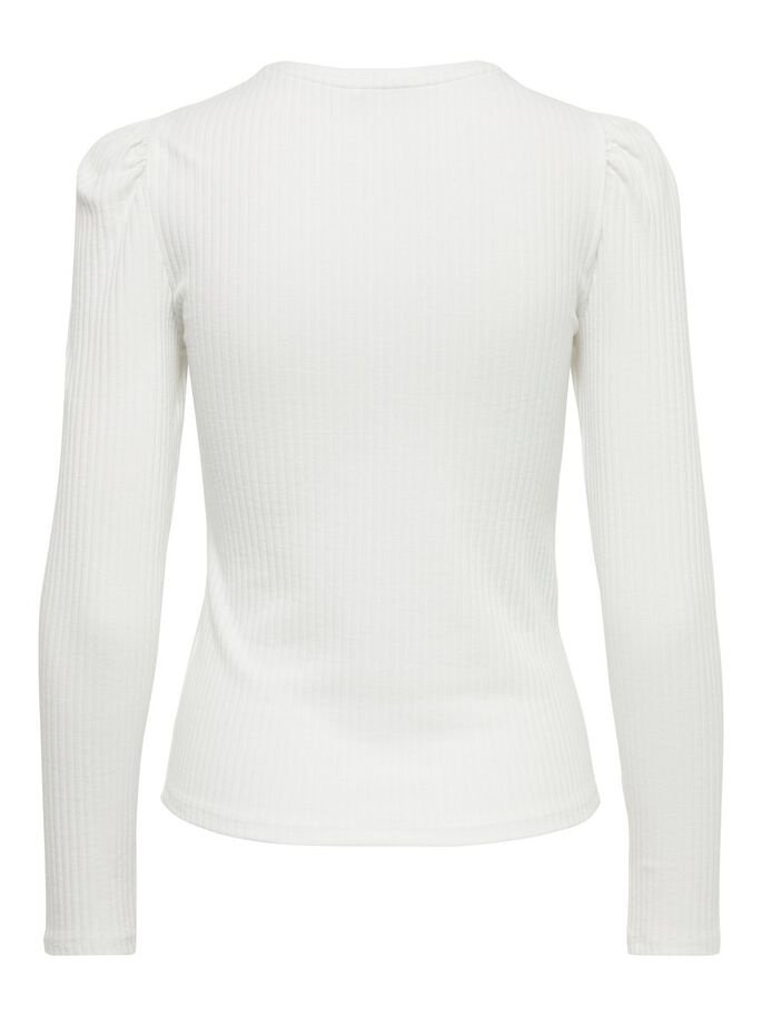 Топ ONLY ONLEMMA PUFF TOP JRS 15222328 Белый XS, фото №5