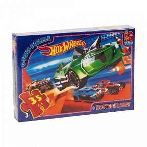 Пазлы Hot Wheels 35 элементов плакат [tsi52343-TSI] - Фото 1