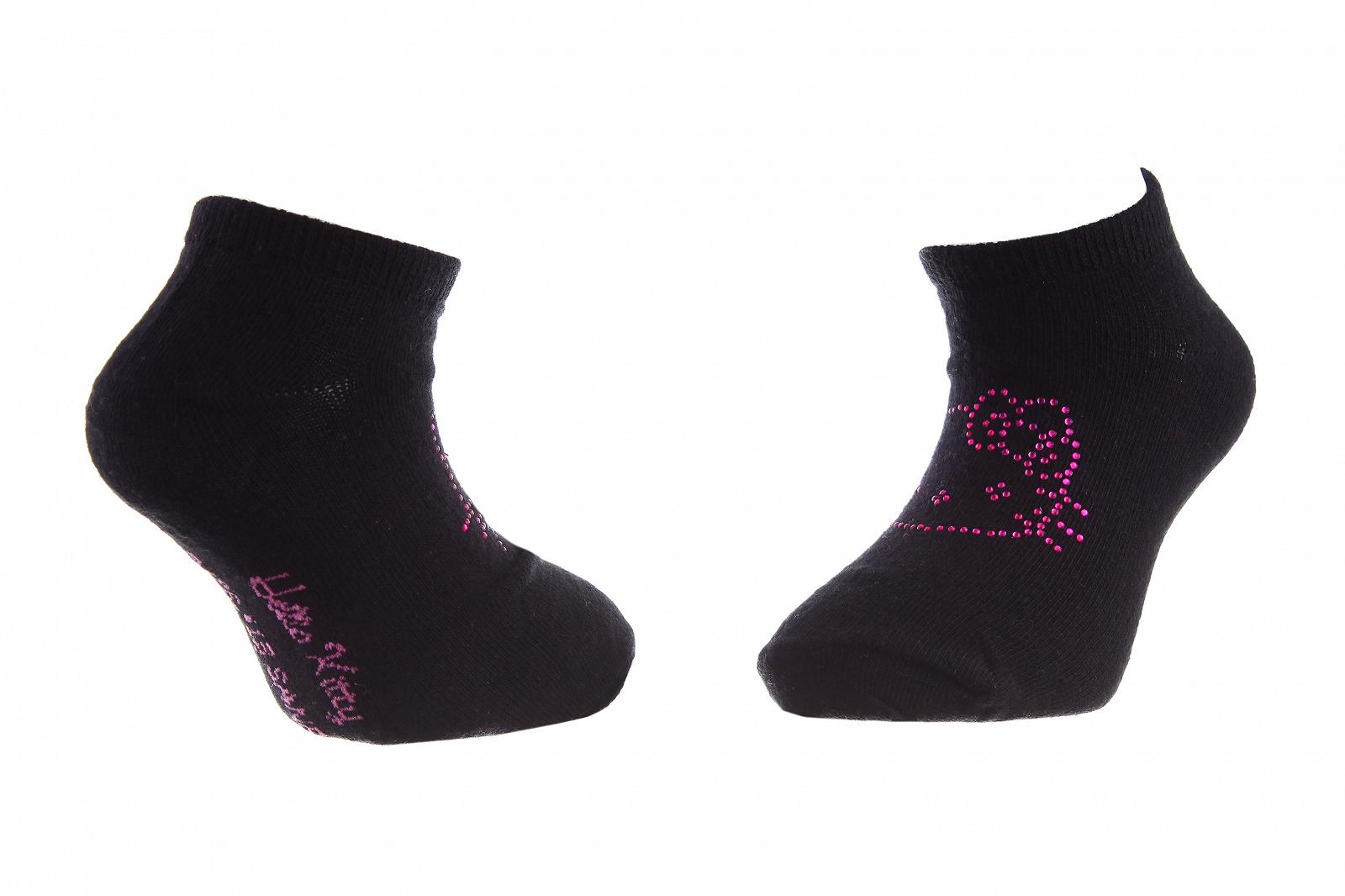 Шкарпетки HELLO KITTY TETE DE HK EN STRASS Чорний 35-37, фото №1