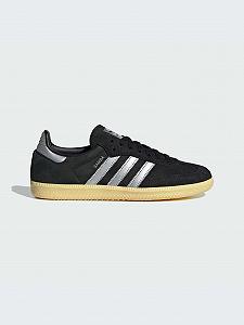 Кроссовки adidas Samba OG Core black / Metallic silver / Almost yellow 40 - Фото 1