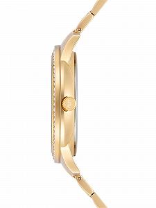 Женские часы Rhodenwald & Söhne Кварцевые Аналоговые Многофункциональные 10010438 С браслетом из нержавеющей стали Желтое Золото Украшенные кристаллами, золотистый, Без мотива synthetic.ua - Фото 1