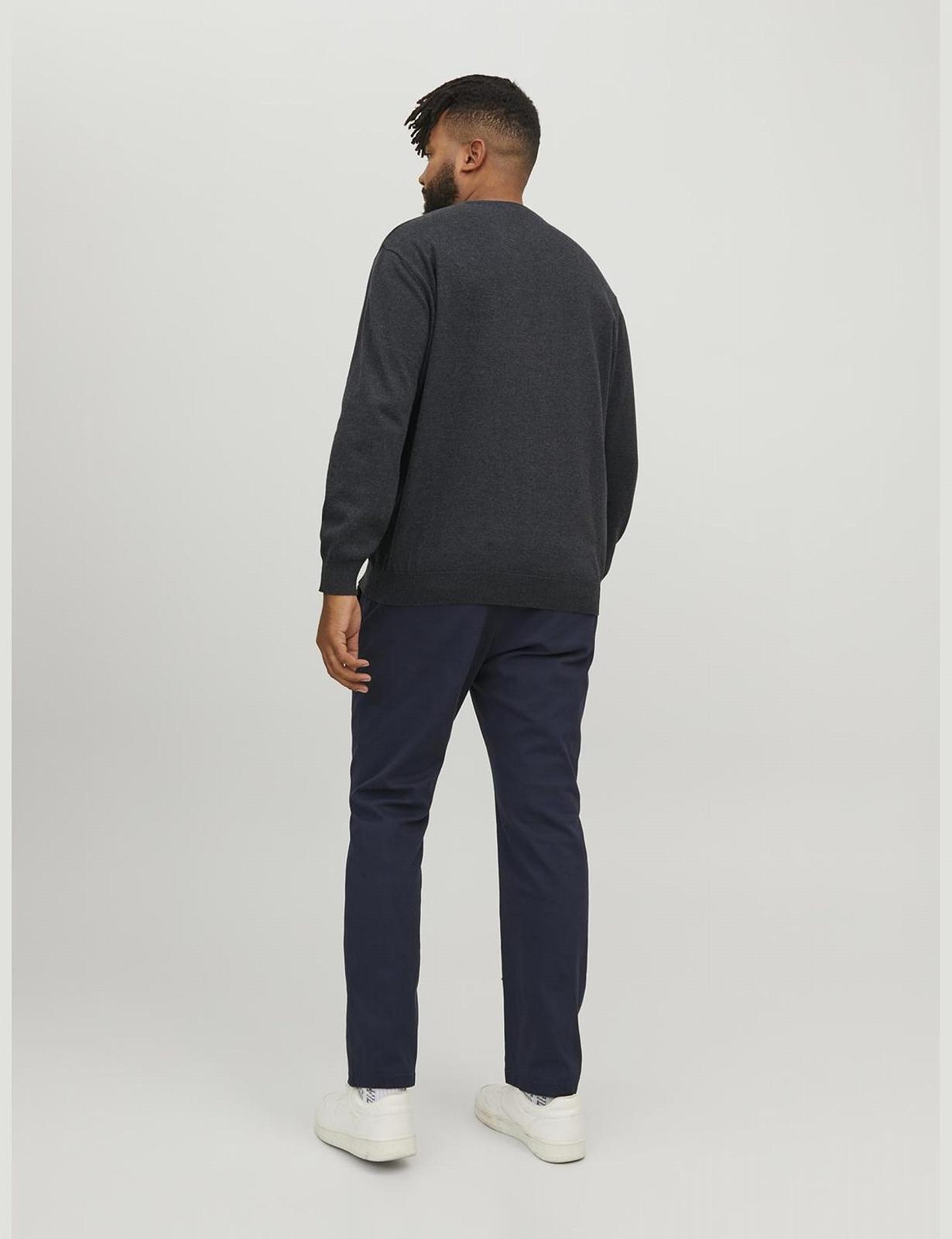 Джемпер в'язаний JACK & JONES Jjebasic Knit Crew Neck Noos Pls чоловічий, фото №2