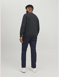 Джемпер в'язаний JACK & JONES Jjebasic Knit Crew Neck Noos Pls чоловічий synthetic.ua - Фото 1
