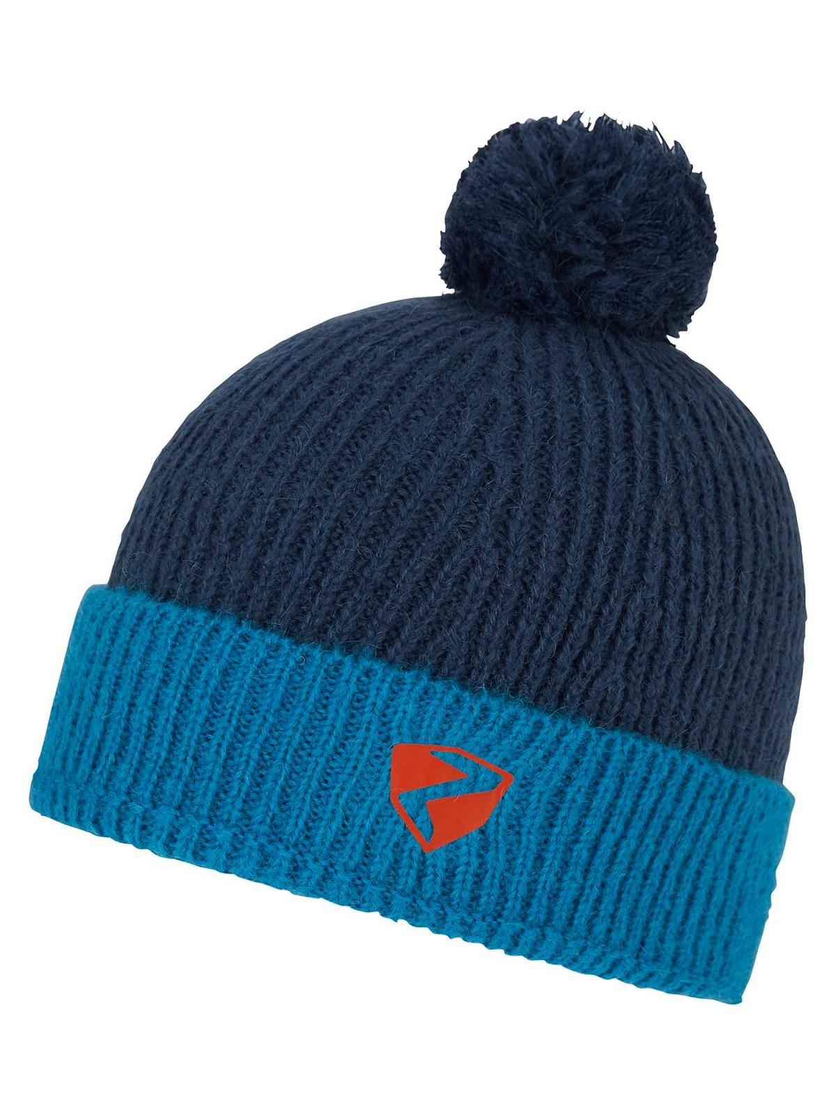 Шапка з помпоном Ziener Iken для дітей унісекс, в'язана, флісова підкладка, фото №1