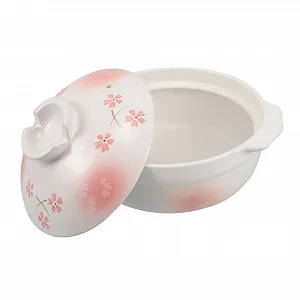 Горшок IMIKEYA японский глиняный с крышкой термостойкий для газовых плит Коричневый - Фото 1