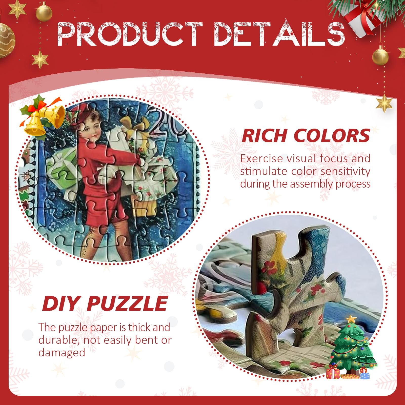 Пазл ChaneeHann Рождественский 25 тем 1000 деталей 68 x 48 см, фото №3